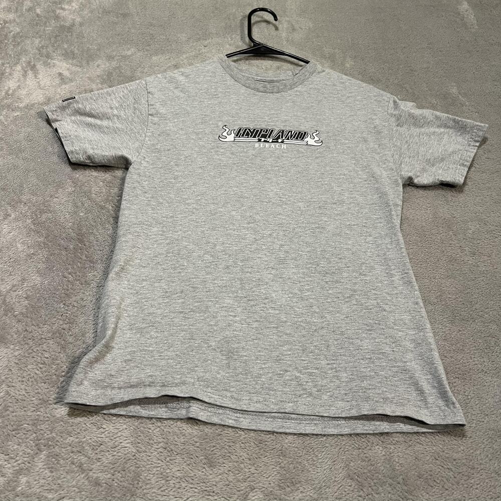 Hypland Bleach Shirt Mens Small Gray Ichigo Rukia Toshiro Anime Graphic Tee
